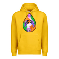 Lemon halloween hands teardrop Premium Hoodie - BundleAndBundleShop