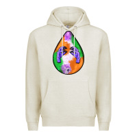 Oatmeal Heather halloween hands teardrop Premium Hoodie - BundleAndBundleShop