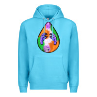 Ocean Blue halloween hands teardrop Premium Hoodie - BundleAndBundleShop