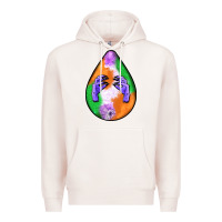 Pale Pink halloween hands teardrop Premium Hoodie - BundleAndBundleShop