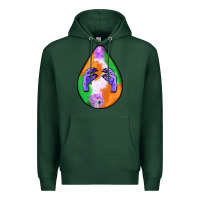 Sports Green halloween hands teardrop Premium Hoodie - BundleAndBundleShop