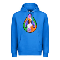 True Royal halloween hands teardrop Premium Hoodie - BundleAndBundleShop