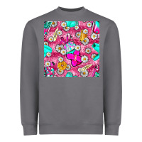 Hairstylist Coffee Cups And Daisy With Leopard Seamless Pattern Bbs Heavyweight Sweatshirt | Teevron