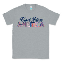 Heather Grey God Bless America Classic Tee - Bettercallsaul