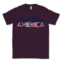 Plum God Bless America Classic Tee - Bettercallsaul