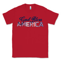 Red God Bless America Classic Tee - Bettercallsaul