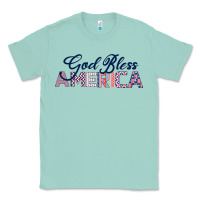 Seafoam God Bless America Classic Tee - Bettercallsaul