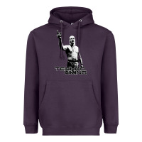 Plum techno viking Heavyweight Hoodie - lanVoArt