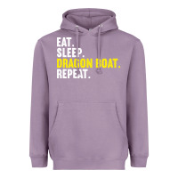 Lavender Dragon Boat-Kdkal Heavyweight Hoodie - lanVoArt