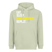 Matcha Dragon Boat-Kdkal Heavyweight Hoodie - lanVoArt