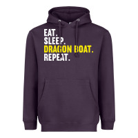 Plum Dragon Boat-Kdkal Heavyweight Hoodie - lanVoArt