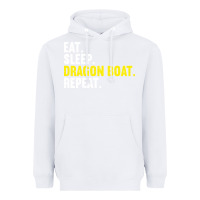 White Dragon Boat-Kdkal Heavyweight Hoodie - lanVoArt