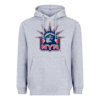 Heather Grey ranger ny Heavyweight Hoodie - lanVoArt