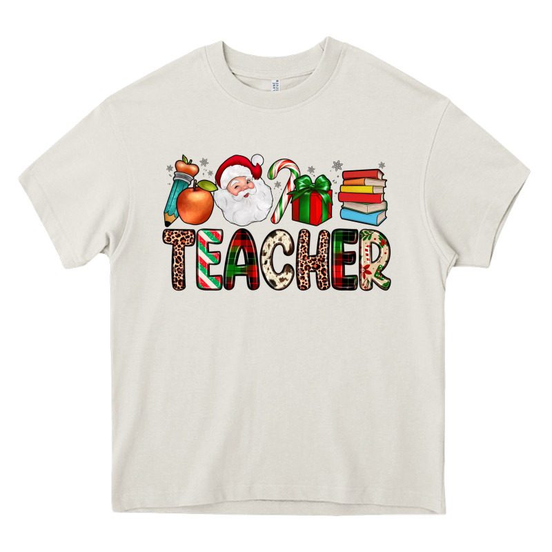 Teacher Christmas Heavy Core Tee by JahusDesignShop | Teevron