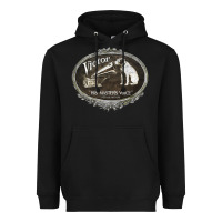 Black his master's voice Heavyweight Hoodie - lanVoArt