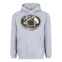 Heather Grey his master's voice Heavyweight Hoodie - lanVoArt