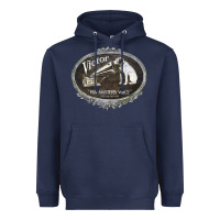Navy his master's voice Heavyweight Hoodie - lanVoArt