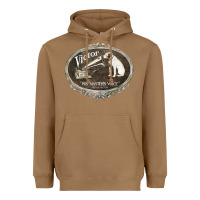 Toasted Coconut his master's voice Heavyweight Hoodie - lanVoArt