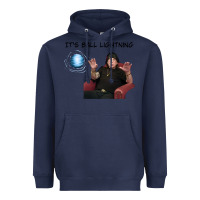 Navy ball lightning; osbournes want to believe Heavyweight Hoodie - lanVoArt