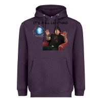 Plum ball lightning; osbournes want to believe Heavyweight Hoodie - lanVoArt
