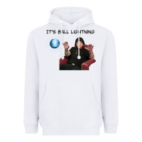 White ball lightning; osbournes want to believe Heavyweight Hoodie - lanVoArt