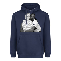 Navy snoop and martha Heavyweight Hoodie - lanVoArt