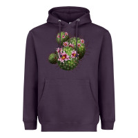 Plum arizona fishhook cacti Heavyweight Hoodie - LillyAllenDesigns