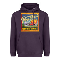 Plum peaches records and tapes Heavyweight Hoodie - lanVoArt
