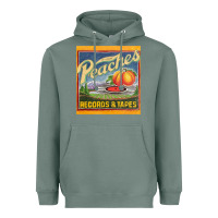 Sage peaches records and tapes Heavyweight Hoodie - lanVoArt