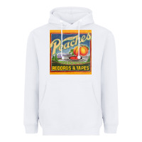 White peaches records and tapes Heavyweight Hoodie - lanVoArt