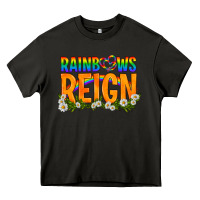 Asphalt LGBTQ+ Rainbows Reign Heavy Core Tee - BundleAndBundleShop