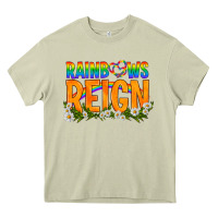 Mossy LGBTQ+ Rainbows Reign Heavy Core Tee - BundleAndBundleShop