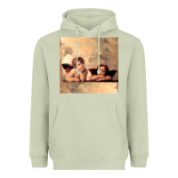 Matcha Hot Trend Angels Raphael Cupid Cherubs Art Valentine Angel Heavyweight Hoodie - lanVoArt