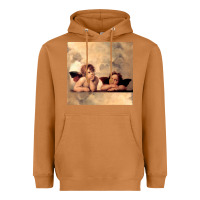 Meerkat Hot Trend Angels Raphael Cupid Cherubs Art Valentine Angel Heavyweight Hoodie - lanVoArt