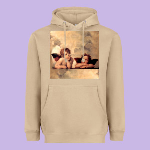 Hot Trend Angels Raphael Cupid Cherubs Art Valentine Angel Heavyweight Hoodie Designed By Lanvoart