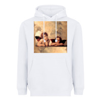 White Hot Trend Angels Raphael Cupid Cherubs Art Valentine Angel Heavyweight Hoodie - lanVoArt