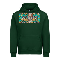 Forest Green english bulldog mom  license plate template Urban Hoodie - BarkalooDesign