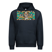 Navy english bulldog mom  license plate template Urban Hoodie - BarkalooDesign