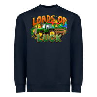 Navy Loads of luck with tractor St. Patricks Day Heavyweight Sweatshirt - FaDigitalArtStudio
