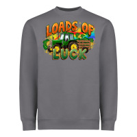 Storm Loads of luck with tractor St. Patricks Day Heavyweight Sweatshirt - FaDigitalArtStudio