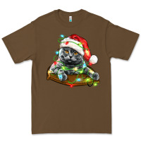Cacao christmas scottish fold cat Premium Tee - LillyAllenDesigns