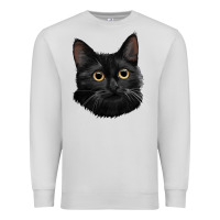 Dove Grey Bombay Cat Face Premium Sweatshirt - LillyAllenDesigns
