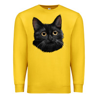 Lemon Bombay Cat Face Premium Sweatshirt - LillyAllenDesigns