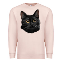 Pale Pink Bombay Cat Face Premium Sweatshirt - LillyAllenDesigns