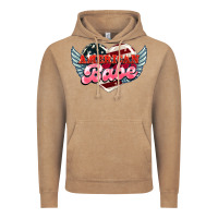 Vintage Coffee American babe Vintage Hoodie - HowdyJamesFarm