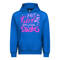 Cobalt funny springboard diving quote diver gift for love girl Urban Hoodie - lanVoArt