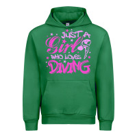 Emerald funny springboard diving quote diver gift for love girl Urban Hoodie - lanVoArt