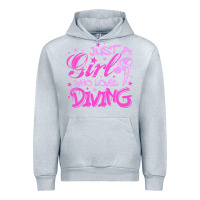 Heather Grey funny springboard diving quote diver gift for love girl Urban Hoodie - lanVoArt