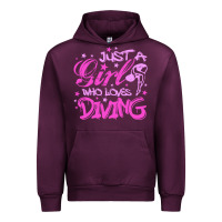 Mauve Wine funny springboard diving quote diver gift for love girl Urban Hoodie - lanVoArt