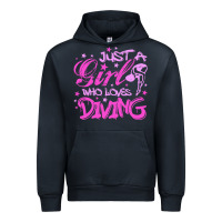 Navy funny springboard diving quote diver gift for love girl Urban Hoodie - lanVoArt